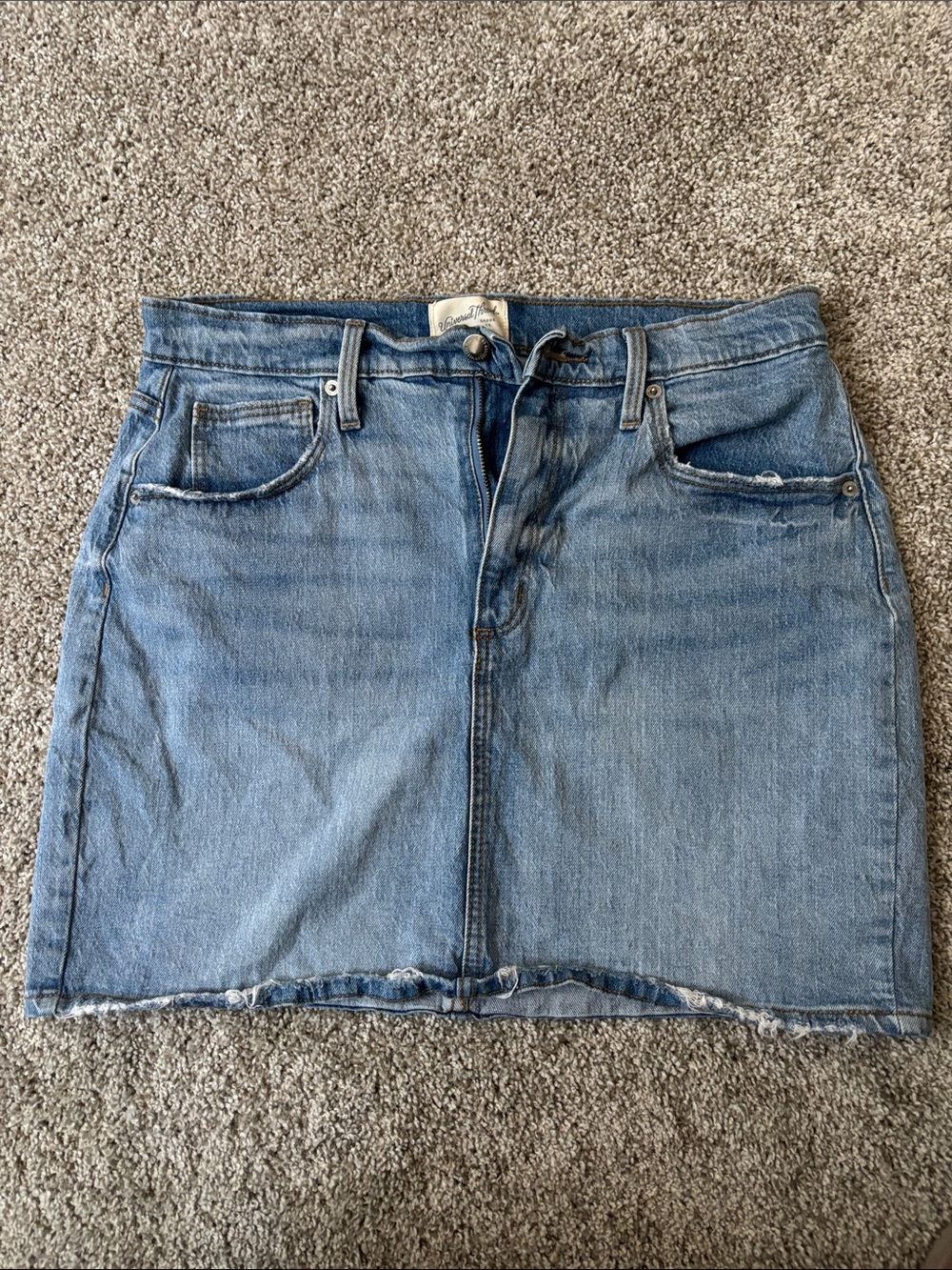 Universal Thread Light Blue Denim Mini Skirt